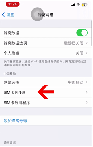 自贡苹果14维修网分享如何给iPhone14的SIM卡设置密码 