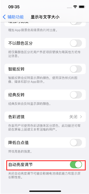 自贡苹果15维修店分享iPhone 15 Pro系列屏幕亮度 