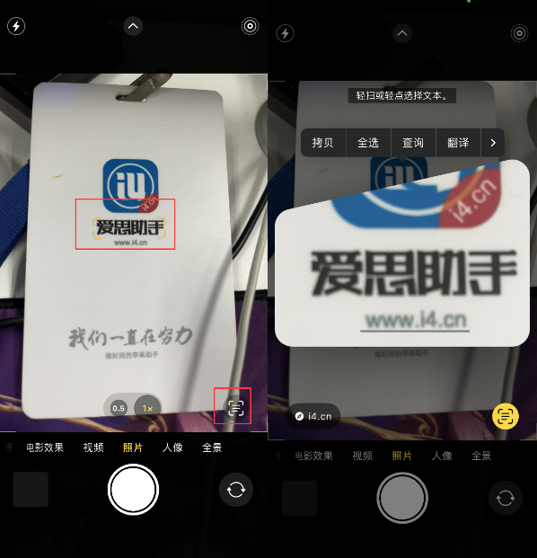 自贡苹果手机维修分享升级iOS 16后如何通过相机翻译文本 