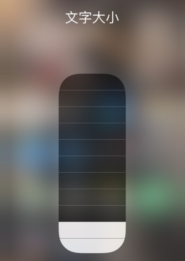 自贡苹果手机维修分享小技巧：在 iPhone 控制中心快速调节字体大小 