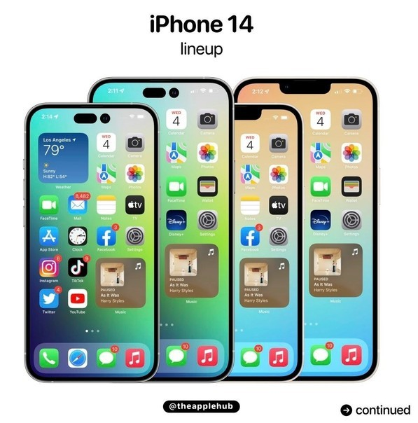 自贡苹果14维修分享iPhone 14全家福 